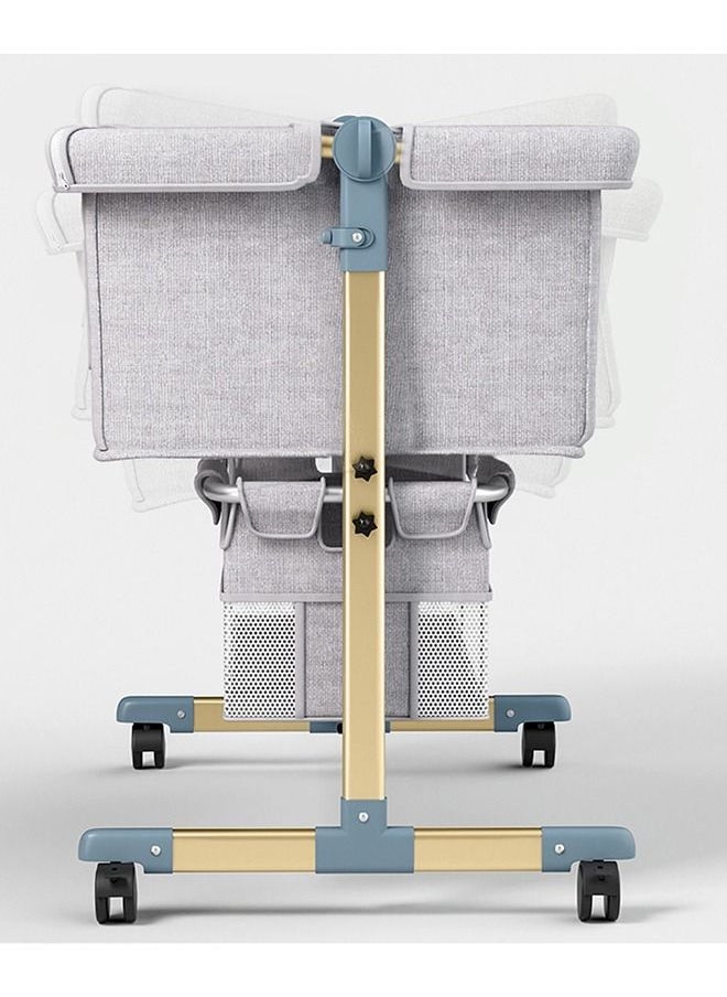 Sunshine Bedside Crib, Horizontally Adjustable - Light Grey - pzsku/Z2F97D4CFE2A27F424E09Z/45/_/1664525894/dccce0ac-71ee-4544-b6f9-6924dc88efb9