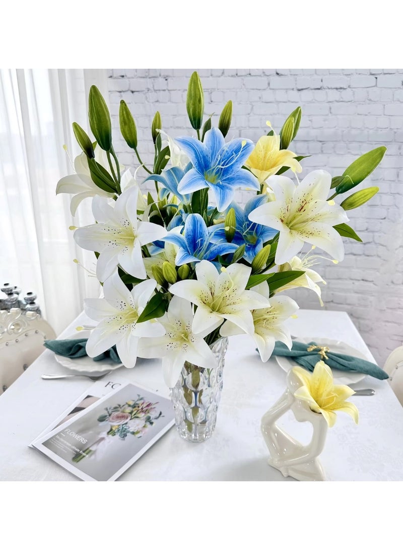 Huitich Artificial Flower Decor for Home, Parties, and Weddings Beige  - Image 2