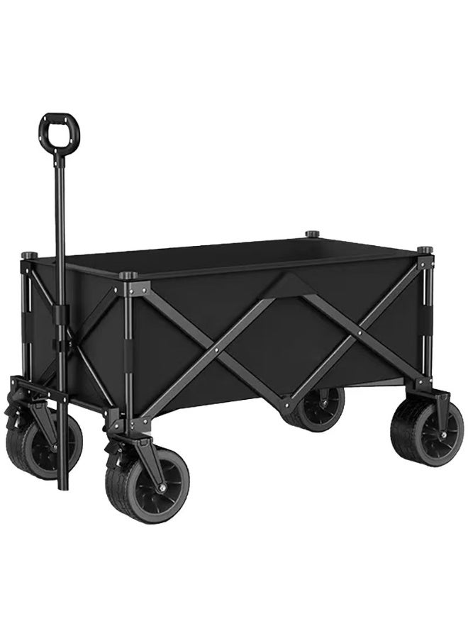 مطوية عربة / عربة - 360 درجة جميع التضاريس دبابات عجلة مع قدرة عالية ( ماكس 100 كجم ) و المرافق المحمولة ، مناسبة للشاطئ ، والتخييم ، التسوق ، في الهواء الطلق المغامرة - Image 3