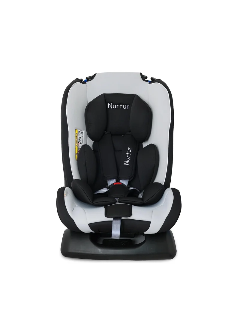 Nurtur Liberty Baby Kids 4 In 1 Car Seat 360 Degree Rotation Leg Support Isofix  10 Level Adjustable Headrest With Canopy