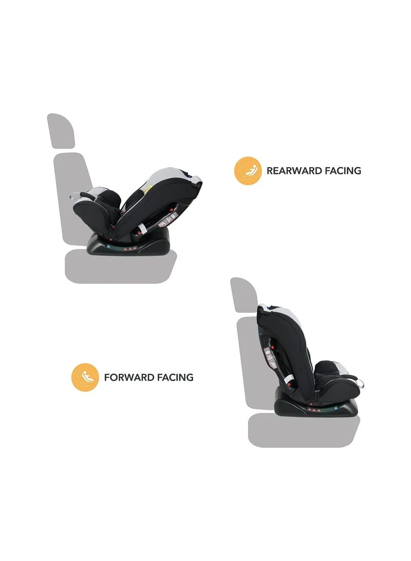 Nurtur Liberty Baby Kids 4 In 1 Car Seat 360 Degree Rotation Leg Support Isofix  10 Level Adjustable Headrest With Canopy