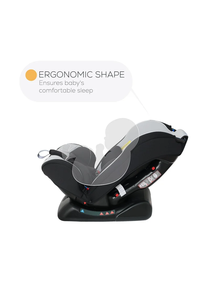 Nurtur Liberty Baby Kids 4 In 1 Car Seat 360 Degree Rotation Leg Support Isofix  10 Level Adjustable Headrest With Canopy