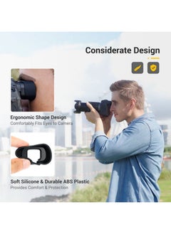 جي جي سي عدسة الكاميرا عدسة الكاميرا لكاميرا Canon Eos R5 R6 Mark Ii R6 R5 C R5C بدون مرآة مع تصميم سيليكون ناعم ممتد  - Image 3
