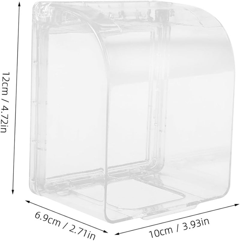 Transparent Splash Proof Electrical Socket Cover Protector with Premium Adhesive - Image 3