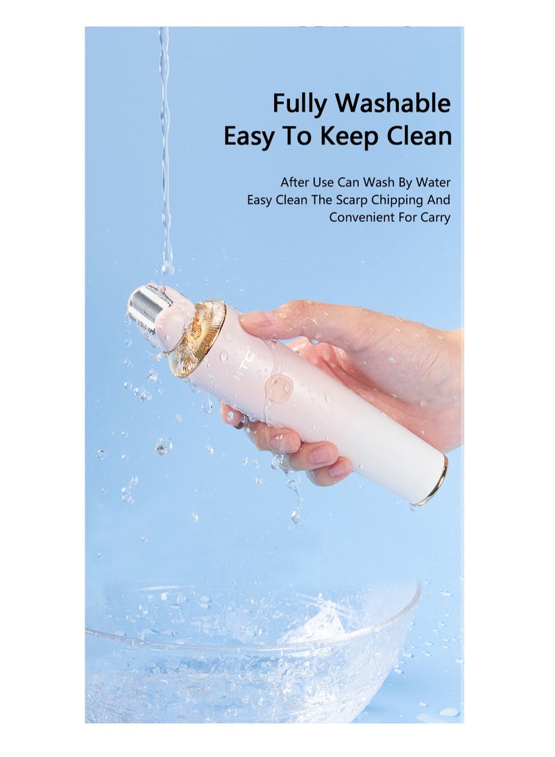 HTC HL060 Shaver for Female, Dual Shaver Blades, Fully Washable, 600 mAh Lithium Battery - Image 4