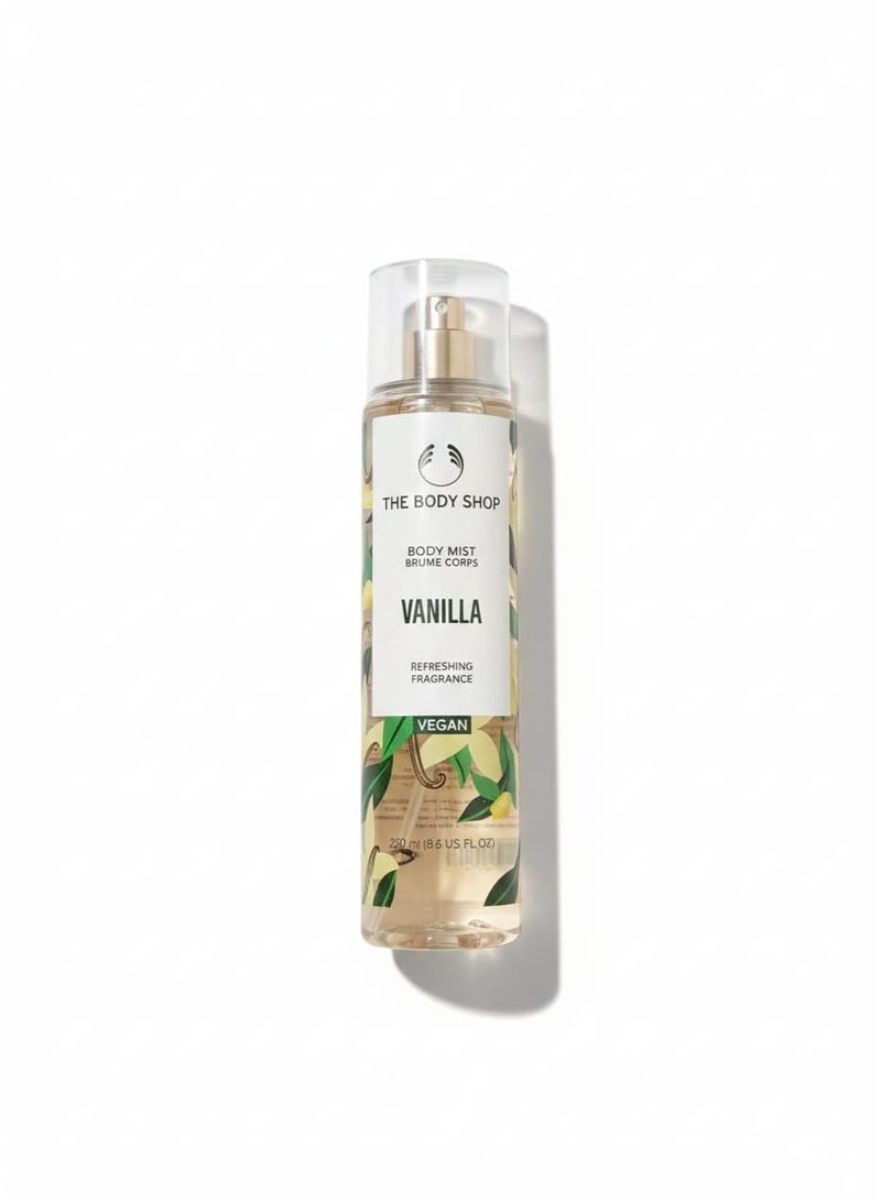 ذا بودي شوب معطر الجسم النباتي المنعش برائحة الفانيليا من ذا بودي شوب - 250 مل