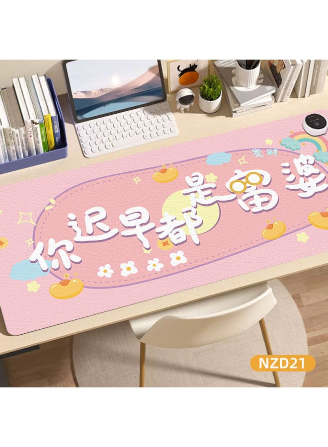Heating Cartoon Cartoon Game Large Mouse Pad Table Mat E-sports Office Learning Advertising Source Direct Supply-Color:800*330MM-Pattern:9 Heat Pad  - Image 1