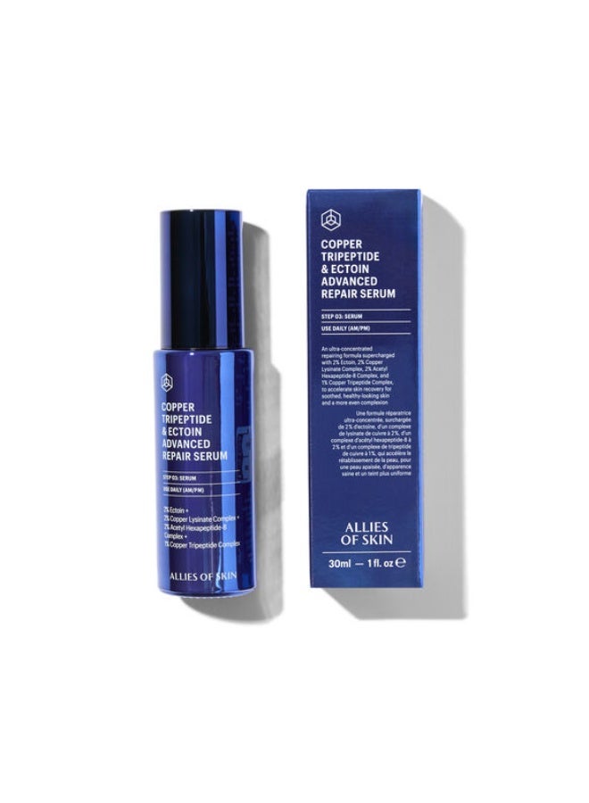 Allies of Skin Copper Tripeptide & Ectoin Advanced Repair Serum  30ML - Image 1