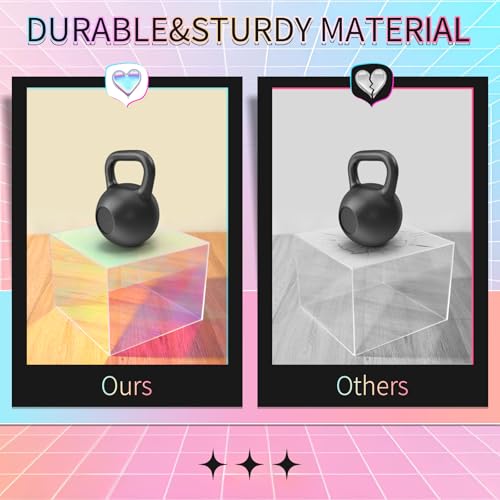 Jolboldy 3Pcs Iridescent Risers Display Stands, Stackable Acrylic Cubes Display Box, Nesting Rainbow Showcase for Collectibles Figures Jewelry Perfume Handbag Dessert Party, Neon Food Buffet Riser - Image 4