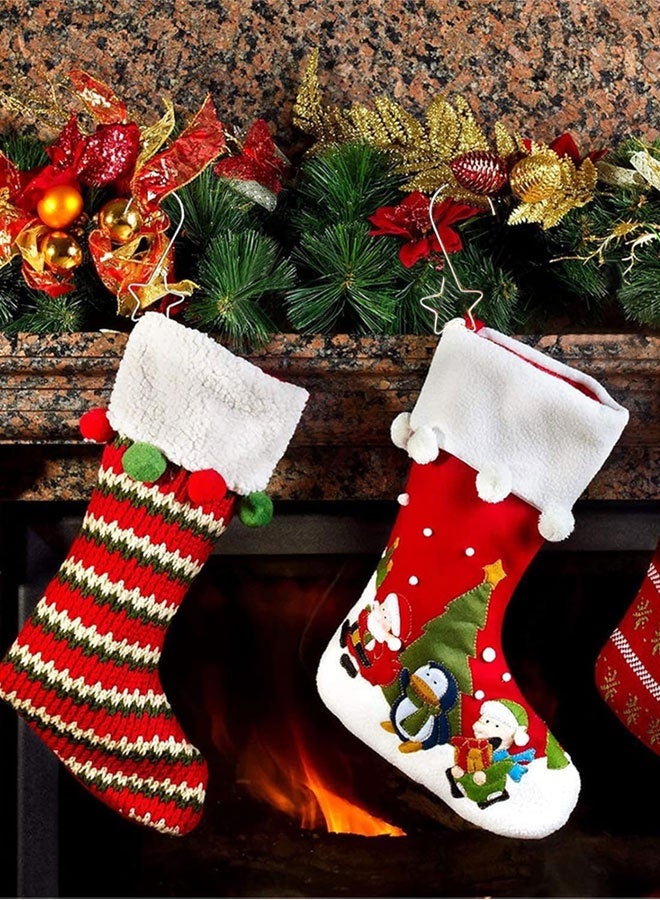 وهاواي 60 Pieces Christmas Ornaments Hooks Metal Star-Shaped Hangers for Christmas Tree Decorations, Silver, 48mm Length - Image 4