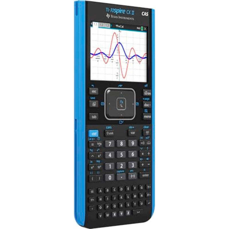 TI-Nspire CX II CAS آلة حاسبة للرسوم البيانية الملونة مع برنامج للطلاب PC/Mac - Image 2