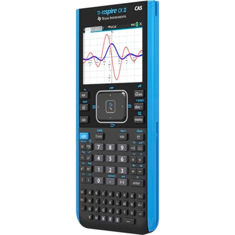 TI-Nspire CX II CAS آلة حاسبة للرسوم البيانية الملونة مع برنامج للطلاب PC/Mac - Image 5