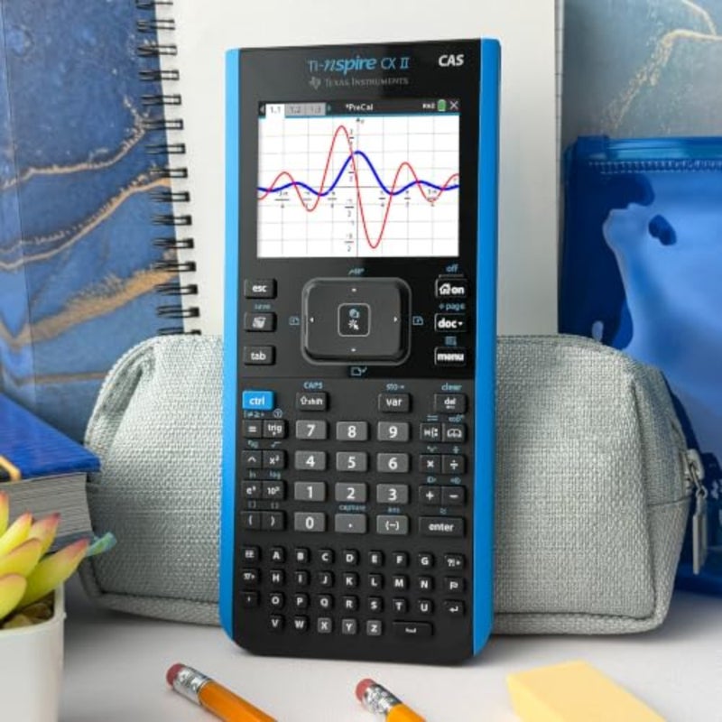 TI-Nspire CX II CAS آلة حاسبة للرسوم البيانية الملونة مع برنامج للطلاب PC/Mac - Image 4
