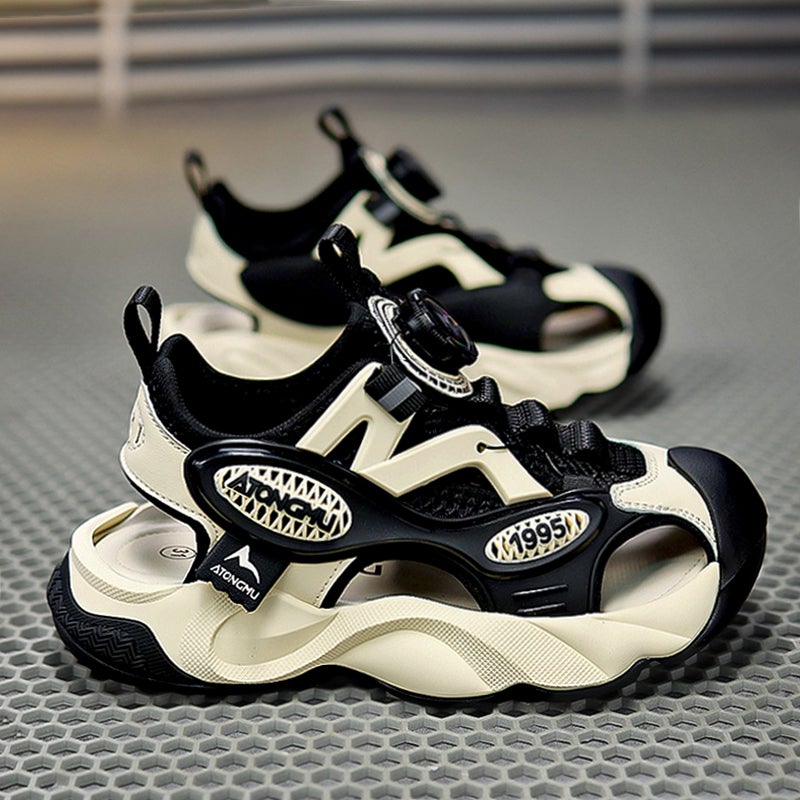 Boys Wrap-Toe Sandals Summer Sports Beach Shoes Big Boys Soft Sole Children'S Sandals - Image 2