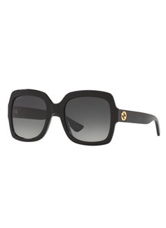 GUCCI Gucci Women Black Square Sunglasses with Grey lenses GG0036SN-001  - Image 1