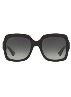 GUCCI Gucci Women Black Square Sunglasses with Grey lenses GG0036SN-001  - Image 2