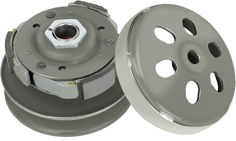 EASYBERG GY6 150CC Engine Rear Clutch Assembly Set 19 Spline for Auto Scooter ATV Go Kart Moped - Image 1