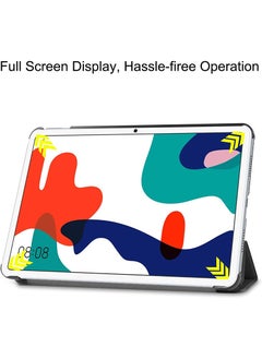 Theodor Protective Flip Case For Huawei MatePad Pro 10.8 (2021) With Trifold Stand Auto Wake Sleep Shockproof Cover Llamazing lama  - Image 5