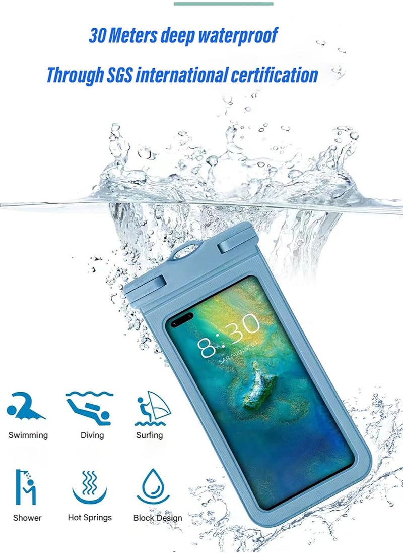 Bukela - Mobile Phone Waterproof Bag Can Touch Screen Swimming Waterproof Mobile Phone Cover for Takeaway Special Mobile Phone Sealed Bag Rider Waterproof Bag - Image 1