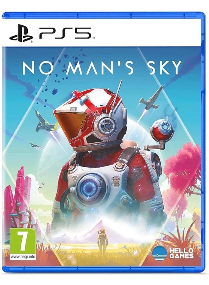بلاي ستيشن لعبة No Man’s Sky لجهاز بلايستيشن 5 (PS5) | لعبة استكشاف فضاء بعالم مفتوح | عالم مُنشأ إجرائيًا | مغامرة بقاء وصناعة | نسخة دولية | تصنيف PEGI 7 - Image 1