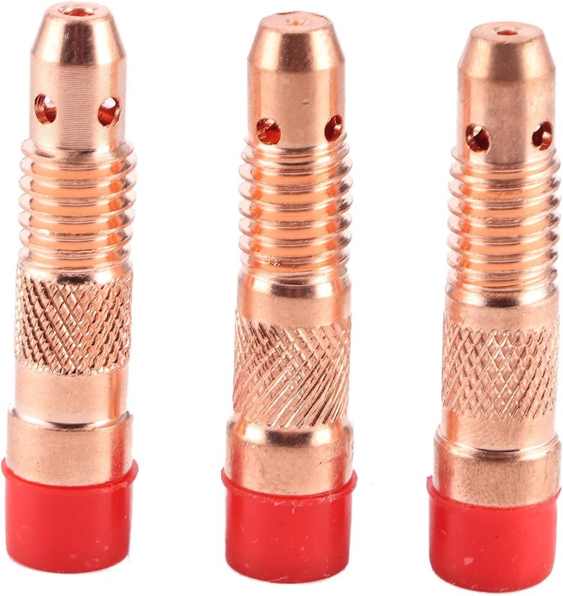 klarako Welding Nozzle, 17Pcs Welding Nozzle TIG Welder Contact Tip with Tungsten Wire for Torch 17/18/26 - Image 5
