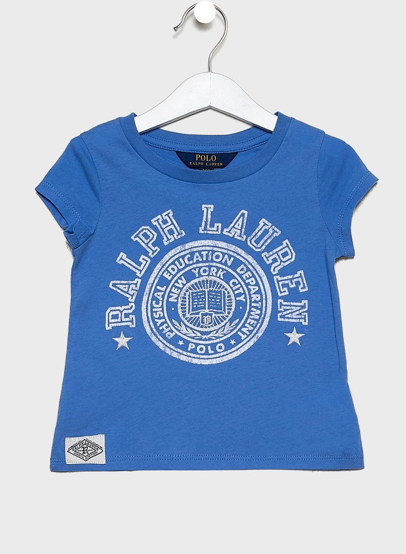 بولو رالف لورين تيشيرت مزين بطباعة جرافيك - Image 1