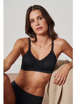 Tchibo Women Non Padded Bra, Black  - Image 1