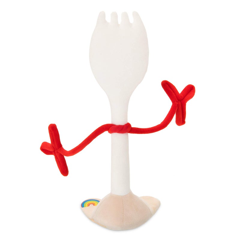 Disney Store Official Toy Story Forky Plush with Poseable Arms & Glitter - Detailed Sculpt & Embroidered Features - Toy Story Toys for Boys and Girls - Fun Collectible Toy Story Plush for Kids - Image 2