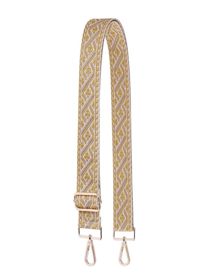 S-Jacorry Purse Strap Replacement Crossbody Wide Shoulder Strap Adjustable Canvas Straps Handbag Strap Replacement Belts, Gold Buckel-949, inch, Crossbody - Image 4