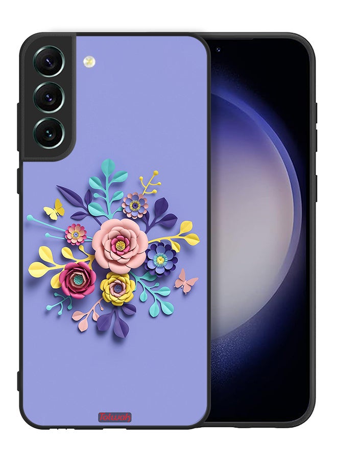 Tolwak Samsung Galaxy S21 FE 5G Protective Case Cover Flowers Art - Image 2