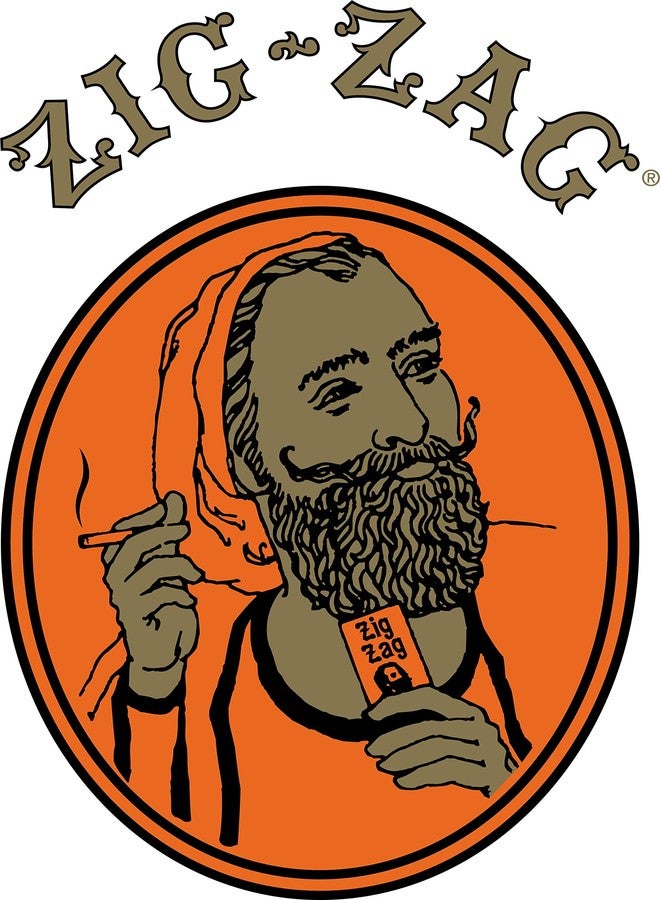 ZIG-ZAG Metal Rolling Tray, Large (13.4" x 10.8"), Classic Orange, Elegant Design with Sleek Finish and Smooth Rounded Corners - Image 2