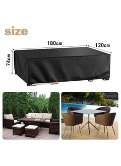 Patio Furniture Cover Outdoor Furniture Cover Waterproof Sectional Sofa Set Covers Outdoor Table and Chair Set Covers Water Resistant Large 180 * 120 * 74CM - pzsku/Z2F990DB76C9297FBA630Z/45/_/1723107381/c35c70cc-a412-4f97-97cf-9c9c8f69a885