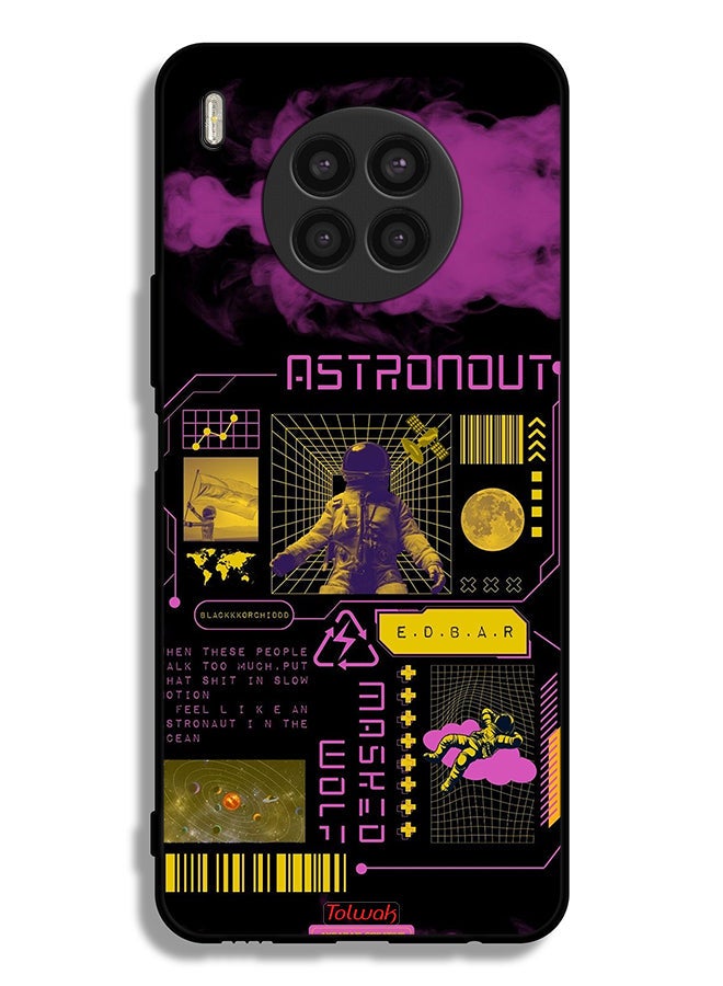 Tolwak Huawei nova 8i Protective Case Cover Astronaut Sticker - Image 2