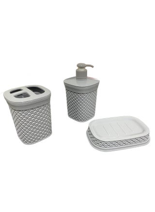 Bathroom 3 Piece Set Diamond Style Bathroom Accessories - pzsku/Z2F99352AD58F7C0609E4Z/45/1746195608/54e160ab-6957-4bc2-b94d-600200384f8a