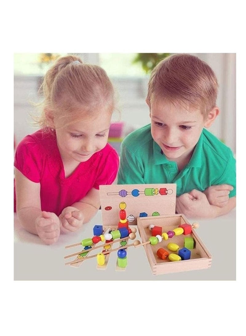 bead embroidered wooden box - Image 3