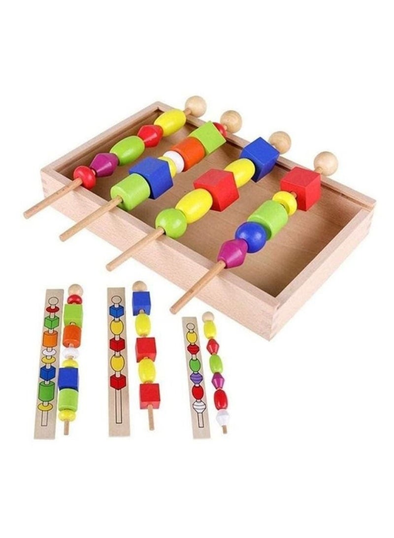 bead embroidered wooden box - Image 2