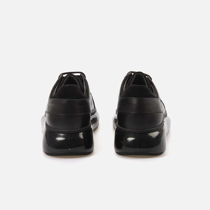 كيمال تانجا Leather Men's Black Sports & Sneakers C0610