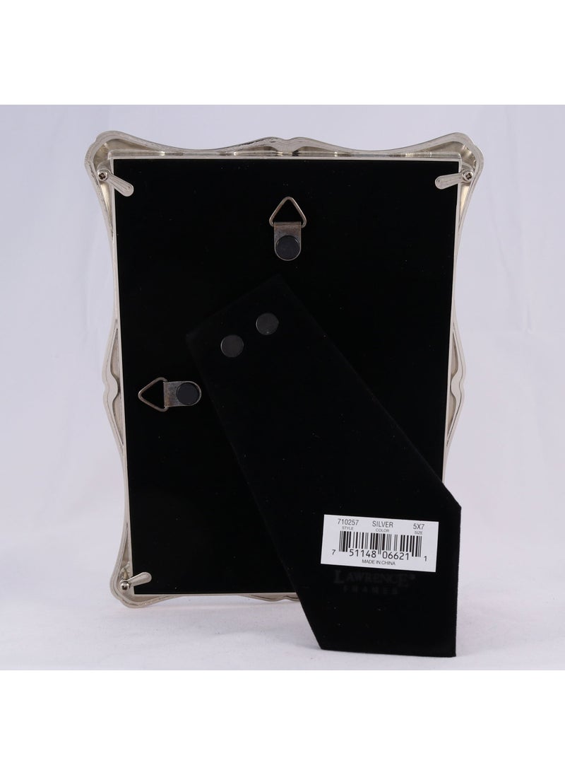 Lawrence Frames Lawrence Frames 710257 Silver Metal Romance Picture Frame  5 by 7-Inch  Silver  - Image 3