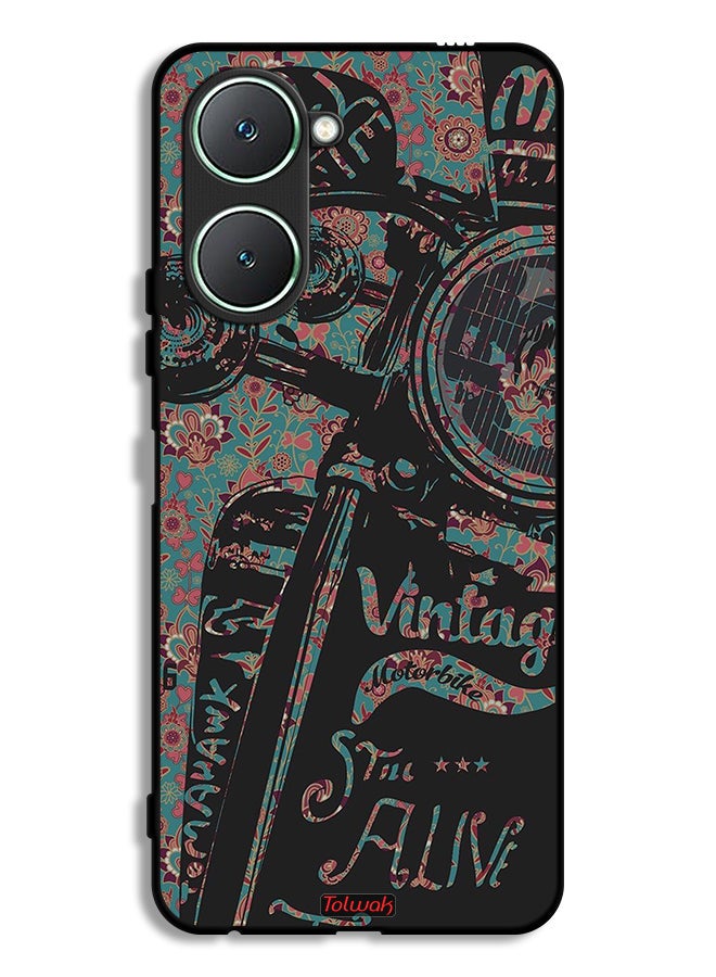 Tolwak Vivo Y18i 4G Protective Case Cover Vintage Motorbike - Image 1