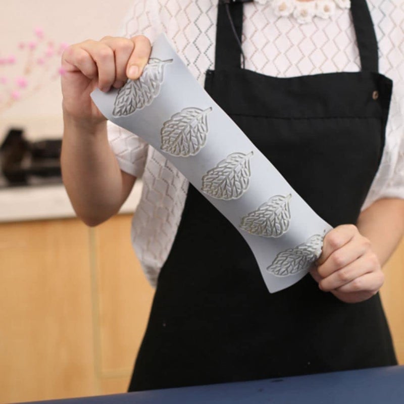 TUKE Hollow Leaf Silicone Mold Chocolate Candy 3D Hollow Leaf Candy Mold Food Cooking Meals Decorations Fondant Mold Polymer Clay Molds - Image 2