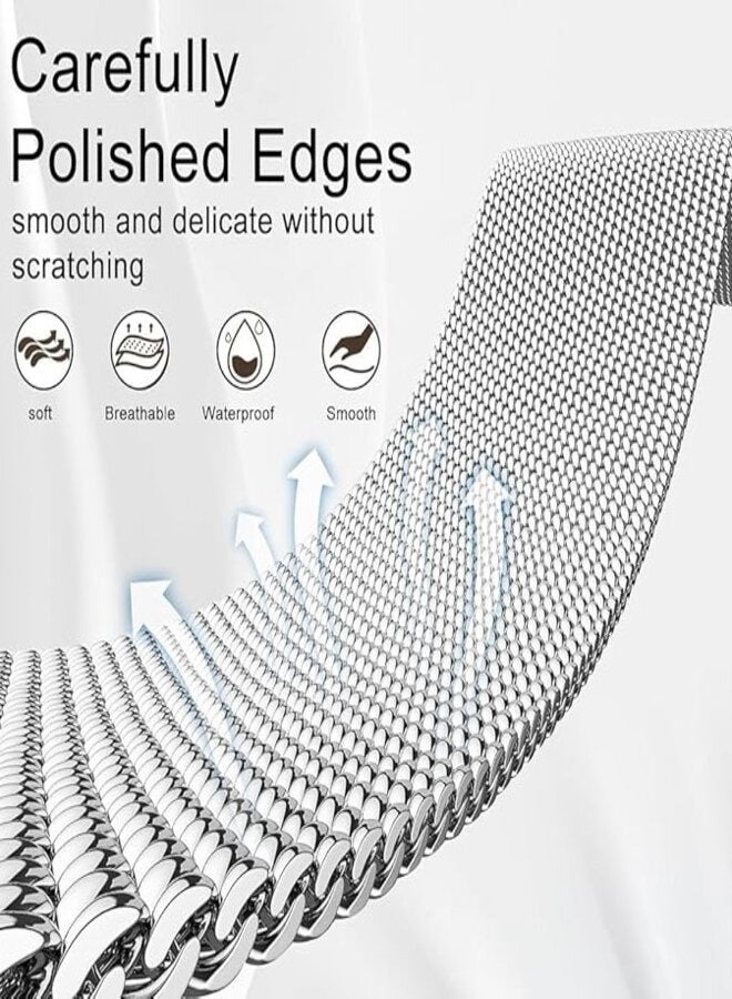 Heavy Metal Chain Strap for iWatch Band 49mm 45mm 44mm 42mm Premium Stainless Steel - Image 3