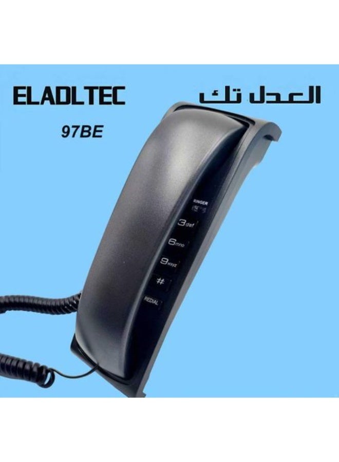 EL-ADL Tec orded Landline Telephone,BLACK-,97BE