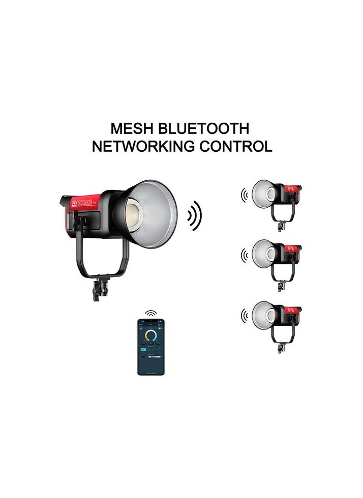 GVM Great Video Maker GVM PRO SD300B BI COLOR VIDEO LED MONOLIGHT V MOUNT  - Image 4