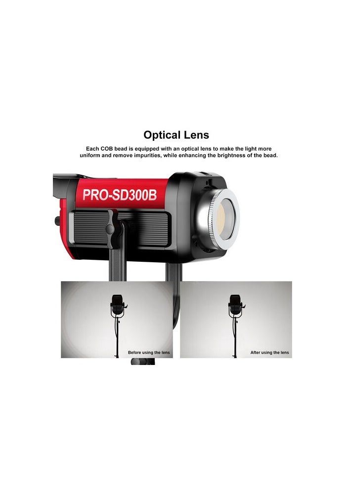 GVM Great Video Maker GVM PRO SD300B BI COLOR VIDEO LED MONOLIGHT V MOUNT  - Image 3