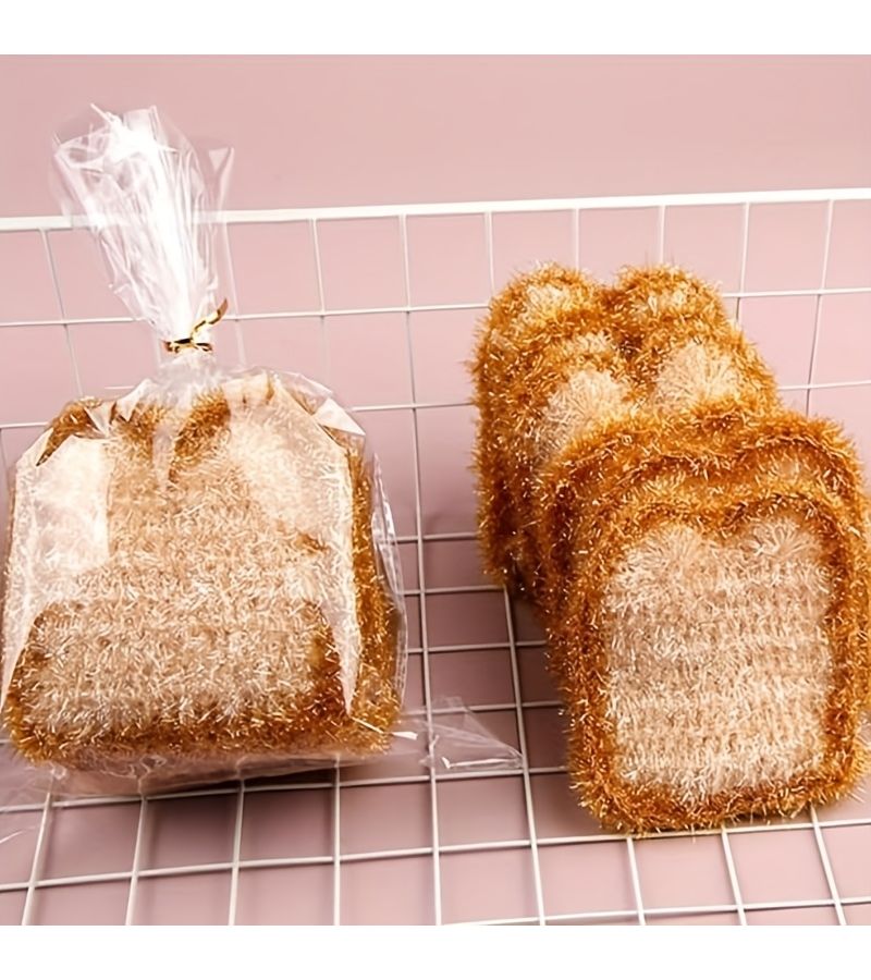 3pcs Acrylic Kitchen Towel Set Double Layer Soft Absorbent Degreasing Cloth - Image 1