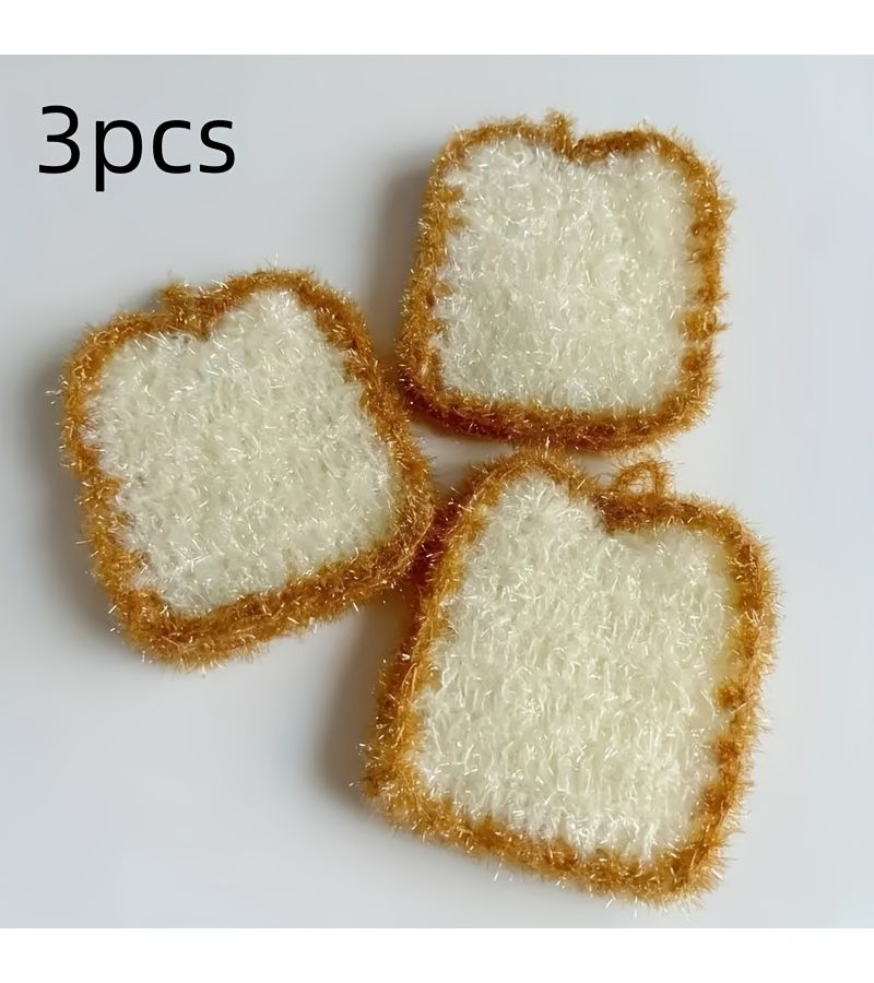 3pcs Acrylic Kitchen Towel Set Double Layer Soft Absorbent Degreasing Cloth - Image 5