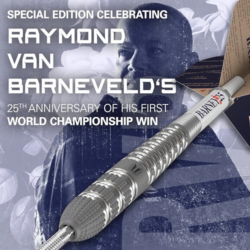 Target Darts Raymond Van Barneveld RVB 25 Year Edition 23G 95% Tungsten Swiss Point Steel Tip Darts Set - Image 2