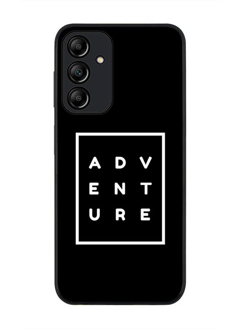 Rugged Black edge case for Samsung Galaxy A15 / A15 5G, Slim fit Soft Case Flexible Rubber Edges Anti Drop TPU Gel Thin Cover- Adventure