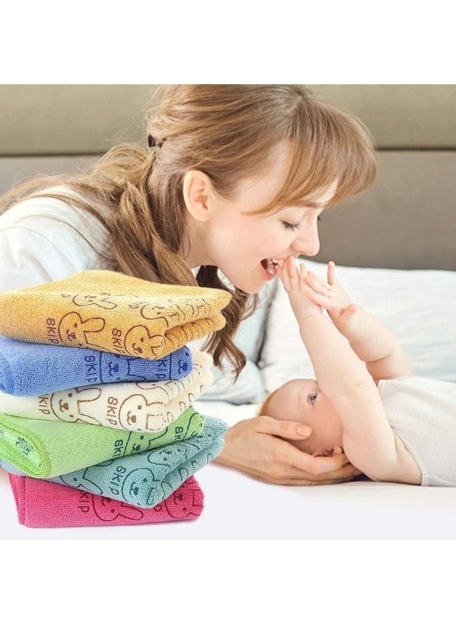 Generic - Microfiber kitchen towels set of 5 multicolor - Image 1