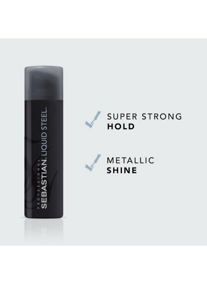 Sebastian - Sebastian Professional Liquid Steel Hair Styling Gel | 140 ml | Concentrated Ultra Strong Hold Hair Gel | Long-Lasting Liquid Hair Styler with Metallic Shine - Image 1